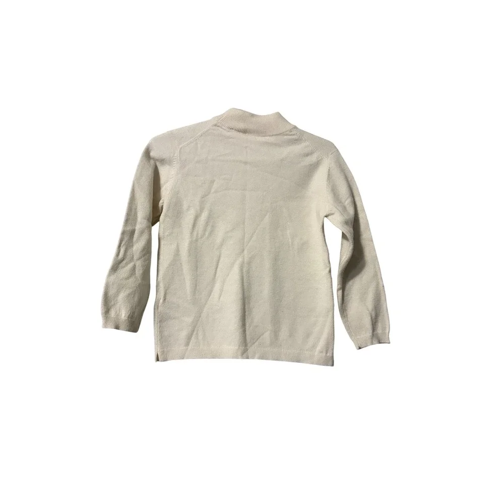 ZARA Kids Cream‎ Mock Neck Long Sleeve Sweater Size 2-3 Years